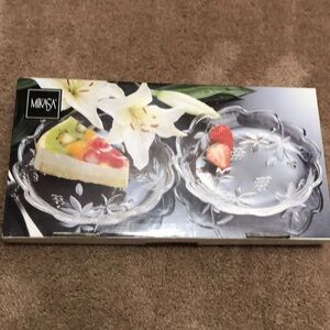 NIB Mikasa Garden Terrace 7 1/4” Plates Set of 2